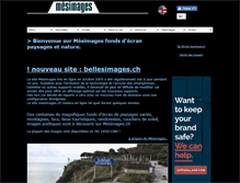 Tablet Screenshot of mesimages.ch
